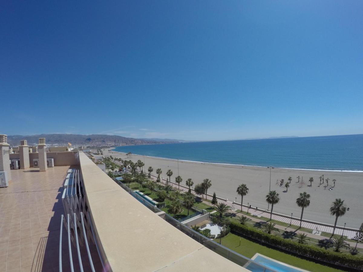 Sotavento 1ª línea de playa Apartamento Roquetas de Mar Exterior foto